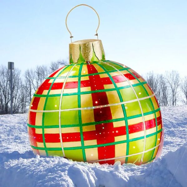 PVC Inflatable Christmas Decorated Ball [Random] - Image 3