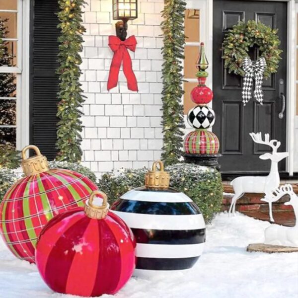 PVC Inflatable Christmas Decorated Ball [Random] - Image 4