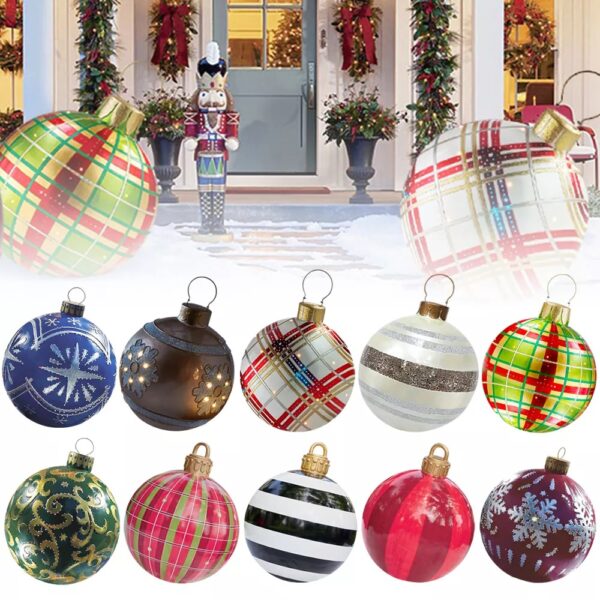 PVC Inflatable Christmas Decorated Ball [Random] - Image 5
