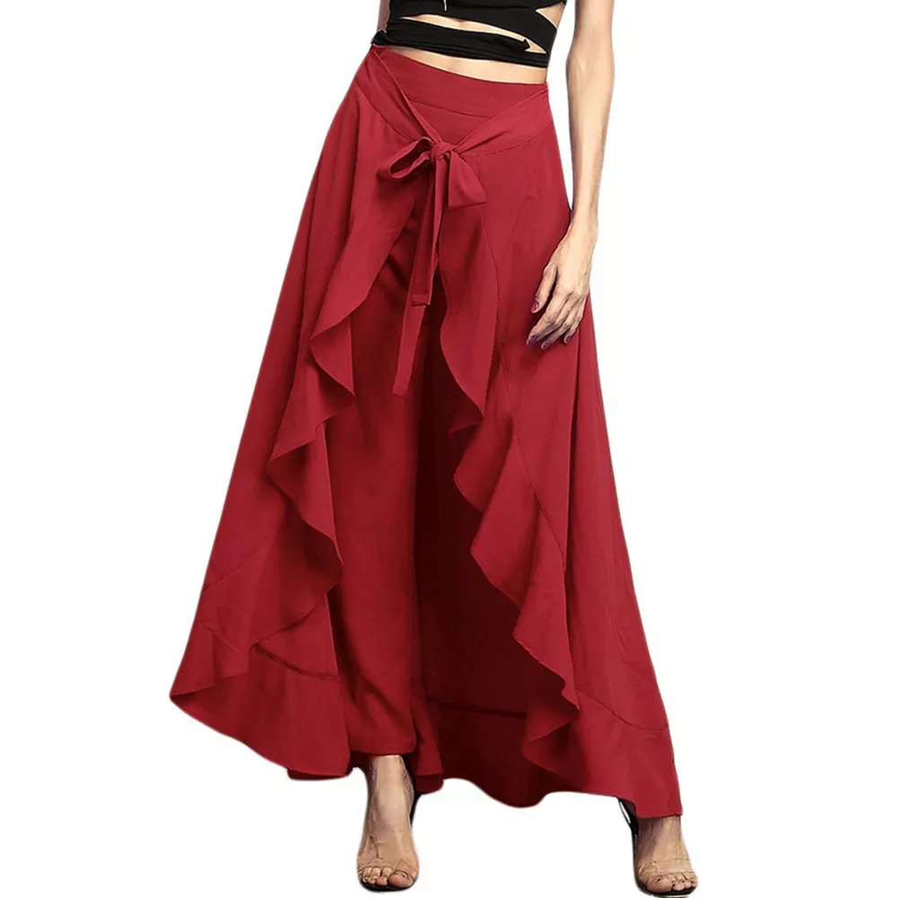Palazzo Overlay Pant Skirts - Image 3