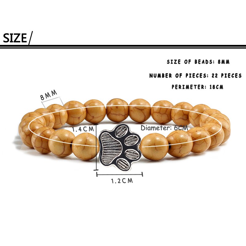 Paw Print Charm Bracelet - Image 4