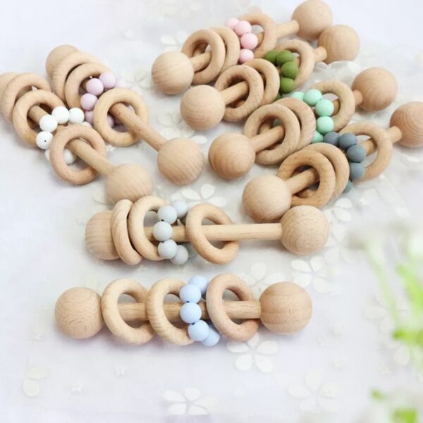 Personalised Wooden Rattle - Image 4
