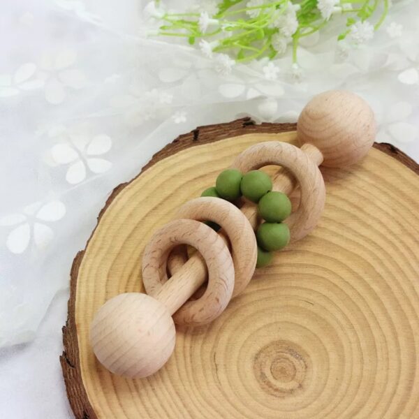 Personalised Wooden Rattle - Image 3