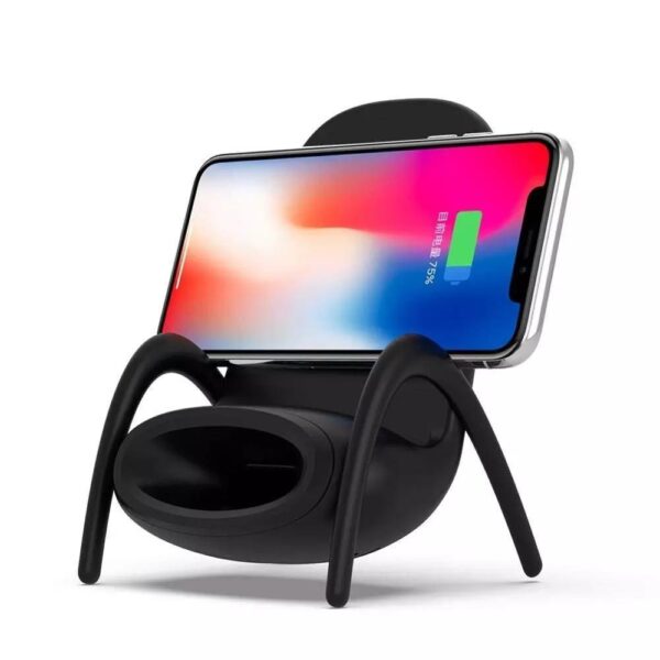 Portable Mini Chair Wireless Charger With Speaker - Image 3