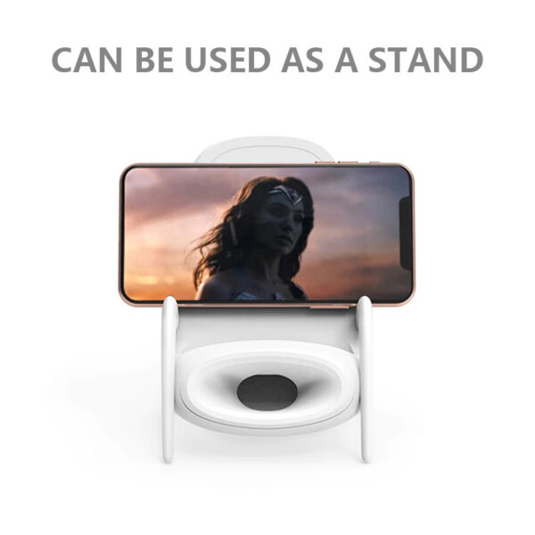 Portable Mini Chair Wireless Charger With Speaker - Image 5