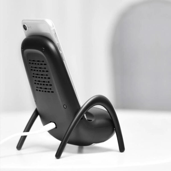 Portable Mini Chair Wireless Charger With Speaker - Image 6