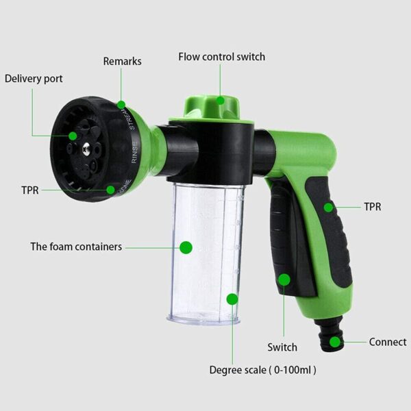 Pressure Hose Nozzle Foam Gun - Image 7