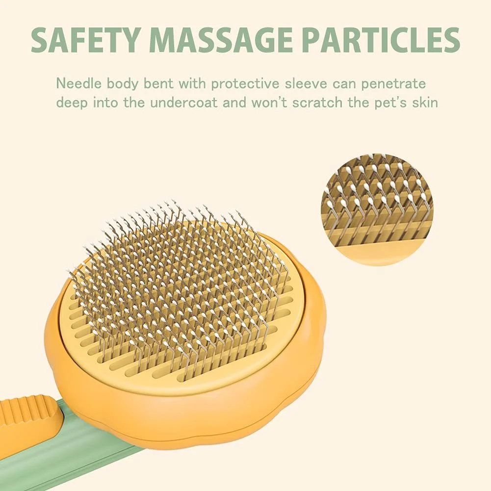 Pumpkin Design Cat Groomer Brush - Image 5