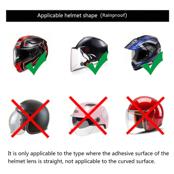 Rainproof Anti-fog Helmet Patch - Image 4