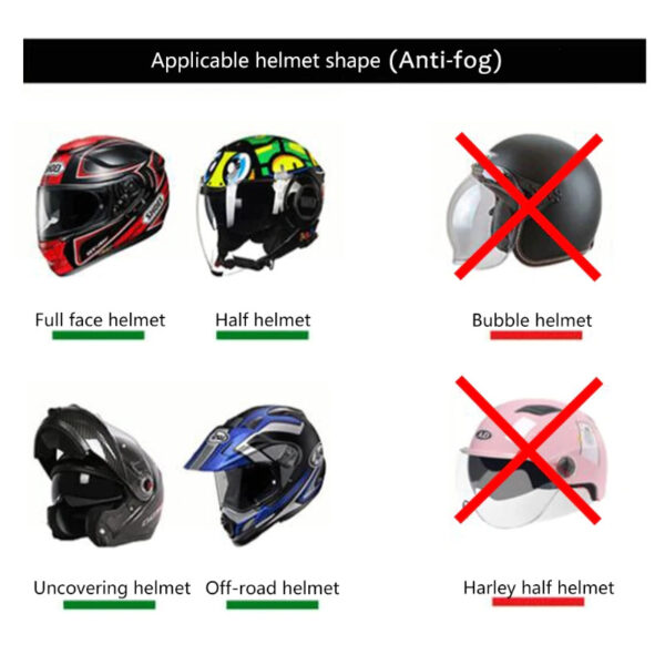 Rainproof Anti-fog Helmet Patch - Image 5
