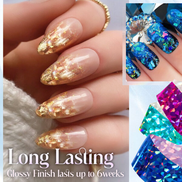 Reflective Mosaic Nail Art Transfer Foils - Image 2