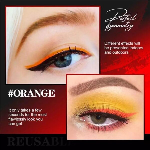 Reusable Eyeliner and Eyelash Stickers with Glitter - Image 3