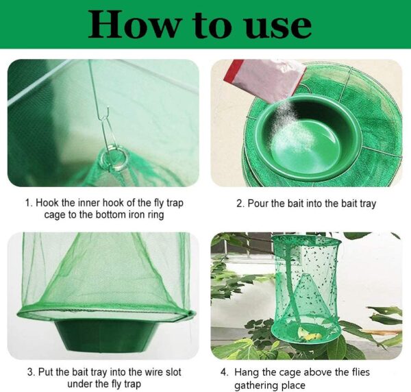 Reusable Fly Trap with Bait Tray - Image 6