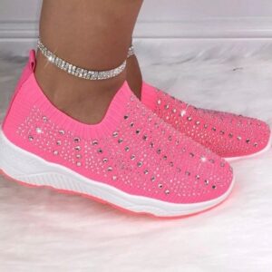 Rhinestone Breathable Casual Shoes