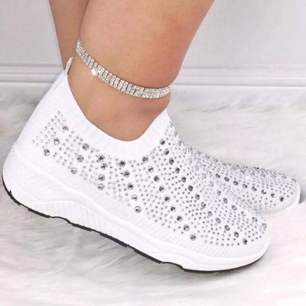 Rhinestone Breathable Casual Shoes - Image 2