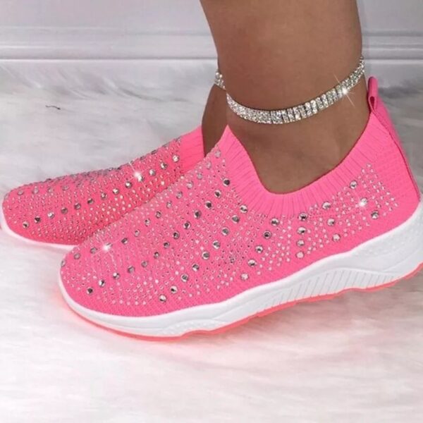 Rhinestone Breathable Casual Shoes - Image 4