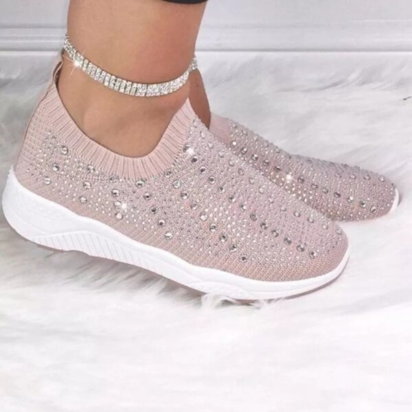 Rhinestone Breathable Casual Shoes - Image 5