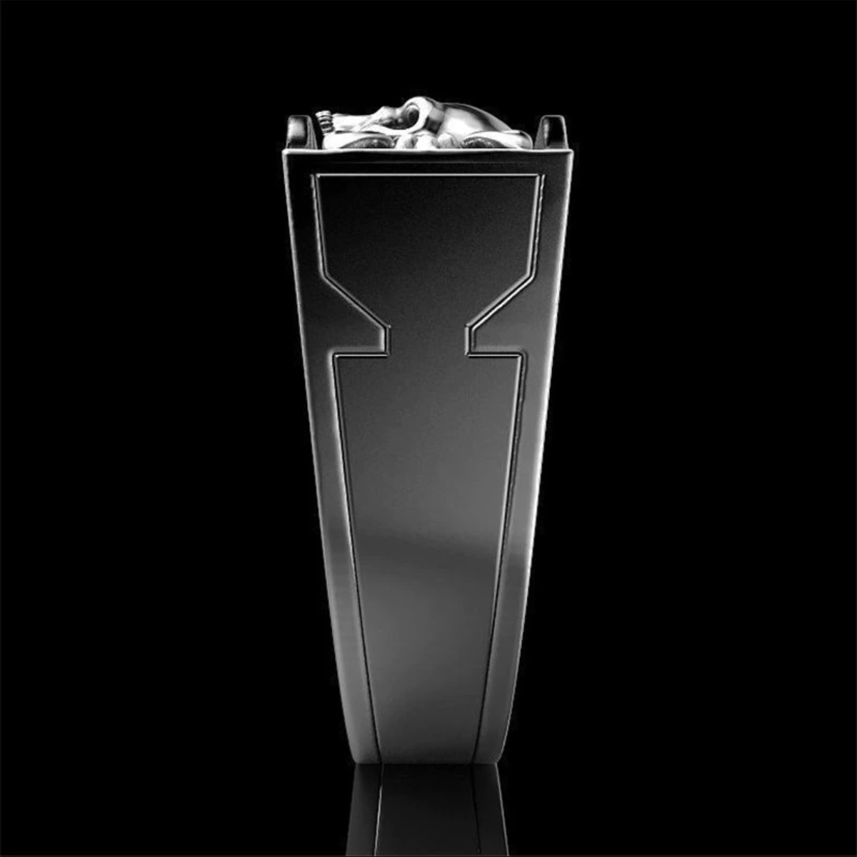 SKULL RING WITH HIDDEN COMPARTMENT - Image 5