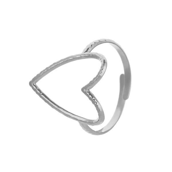STATEMENT HEART RING - Image 2