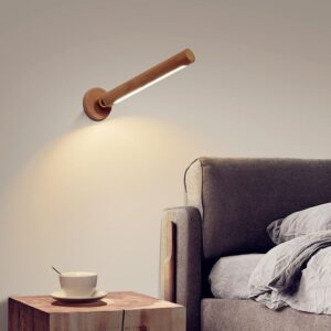 Smart 360°Rotatable Wood Light