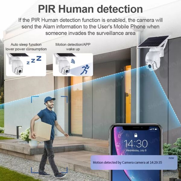 Solar Powered Wireless Outdoor Waterproof Camera - Image 4