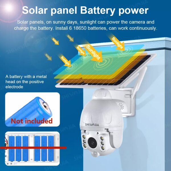 Solar Powered Wireless Outdoor Waterproof Camera - Image 6