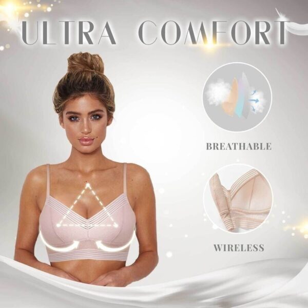 Starry Bra - Low Back Wireless Lifting Lace Bra - Image 7