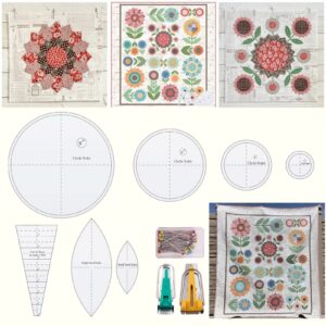 Sunflower Quilt Template Set