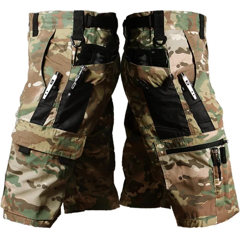 Tactical Outdoor Cargo Shorts – Multi-Pocket Military Style - Image 4