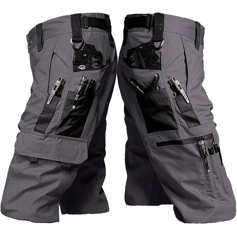 Tactical Outdoor Cargo Shorts – Multi-Pocket Military Style - Image 5