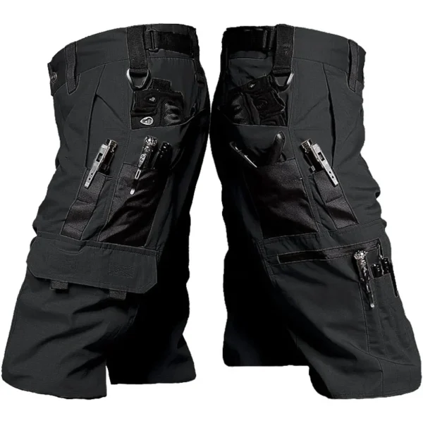 Tactical Outdoor Cargo Shorts – Multi-Pocket Military Style - Image 9