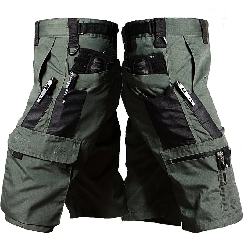 Tactical Outdoor Cargo Shorts – Multi-Pocket Military Style - Image 6