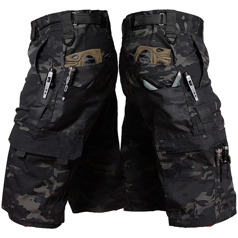 Tactical Outdoor Cargo Shorts – Multi-Pocket Military Style - Image 7