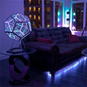 The InfiniteX Dodecahedron Color Art Light