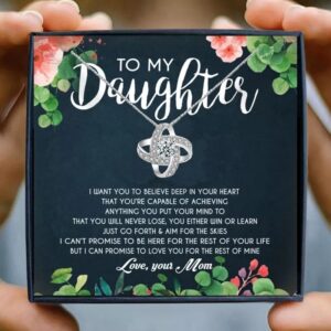 To My Daughter Necklace