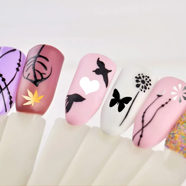 Ultra Thin Curve Manicure Felt Pen 4pcs - Image 4