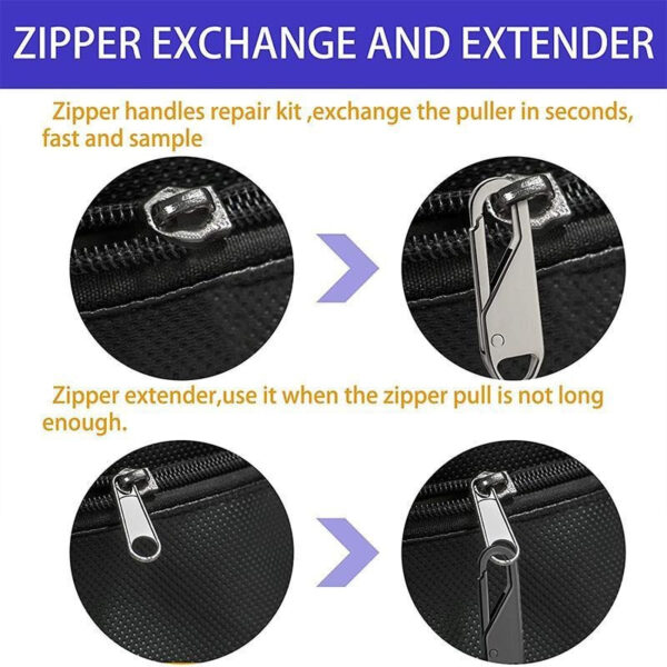 Universal High-end Metal Thickened Zipper Puller 10 Pcs - Image 4