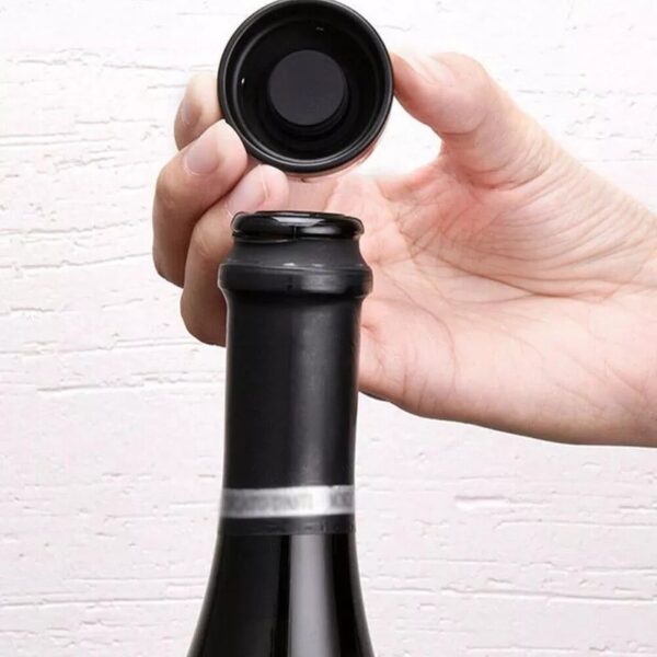 Vacuum Wine Bottle Cap Stopper-3Pcs+1Free - Image 6
