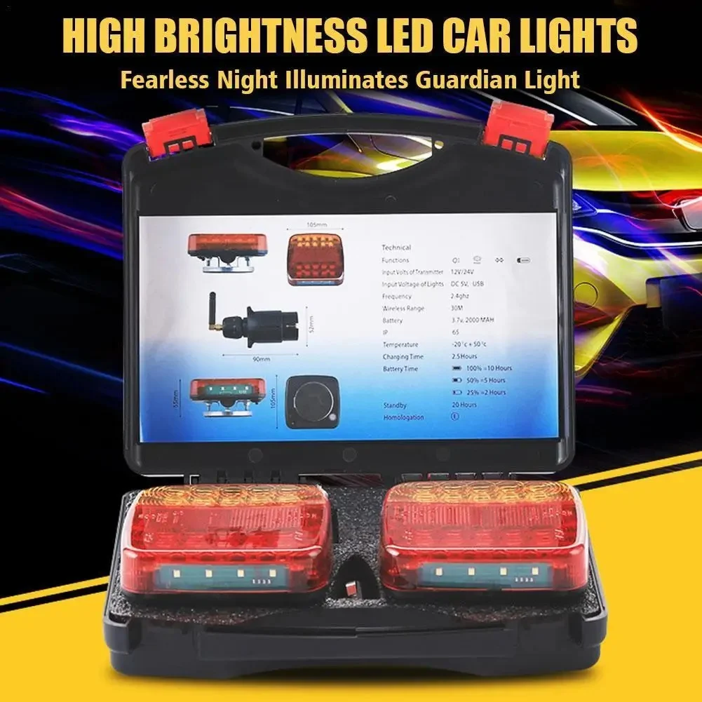 Wireless Trailer Tail Lights Kit