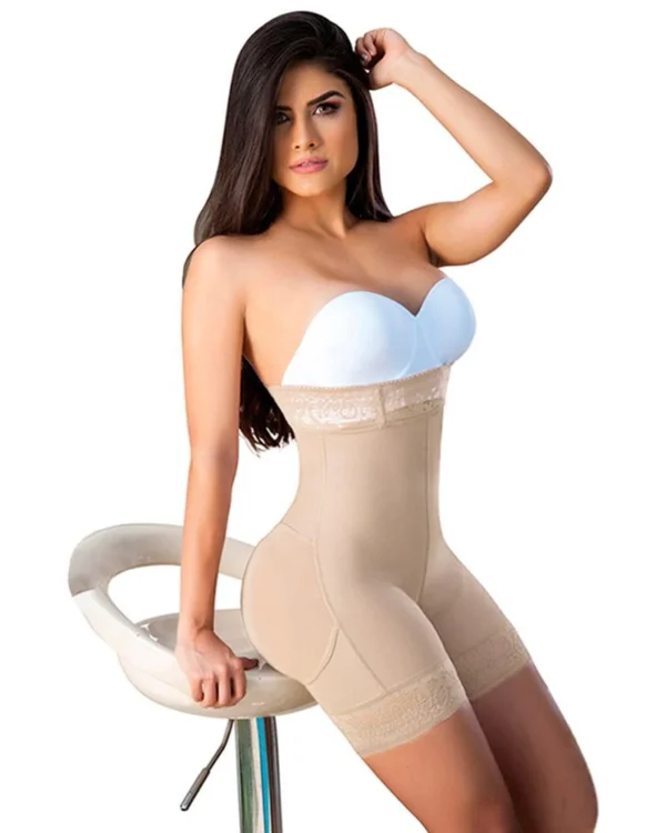 Women Butt Lifter (With Zipper) Seamless Slimming Shorts - Image 5