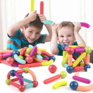 kids Magnetic Balls & Rods - Educational Magnet Building Blocks