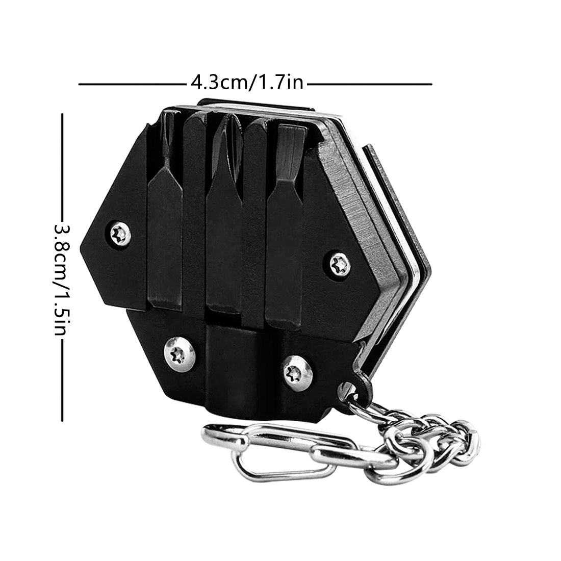 14 IN 1 MULTIFUNCTIONAL EDC KEYCHAIN - Image 6