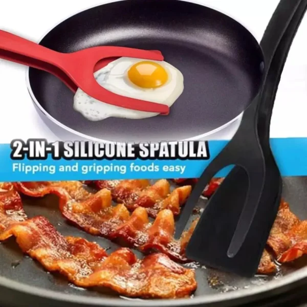 2 In 1 Grip Flip Tongs - Image 4