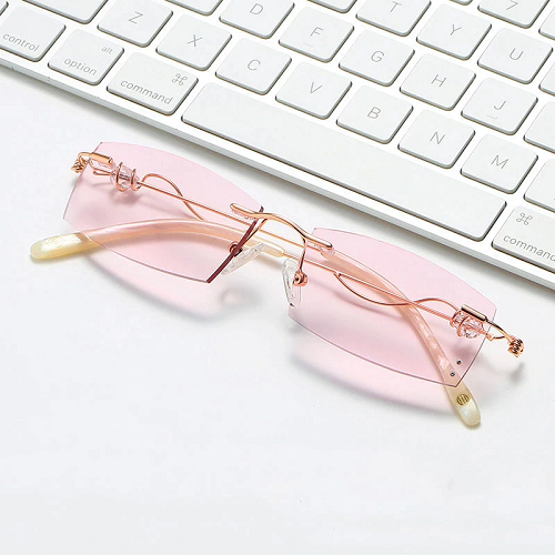 2020 fashionable ladies pink reading glasses - Image 2