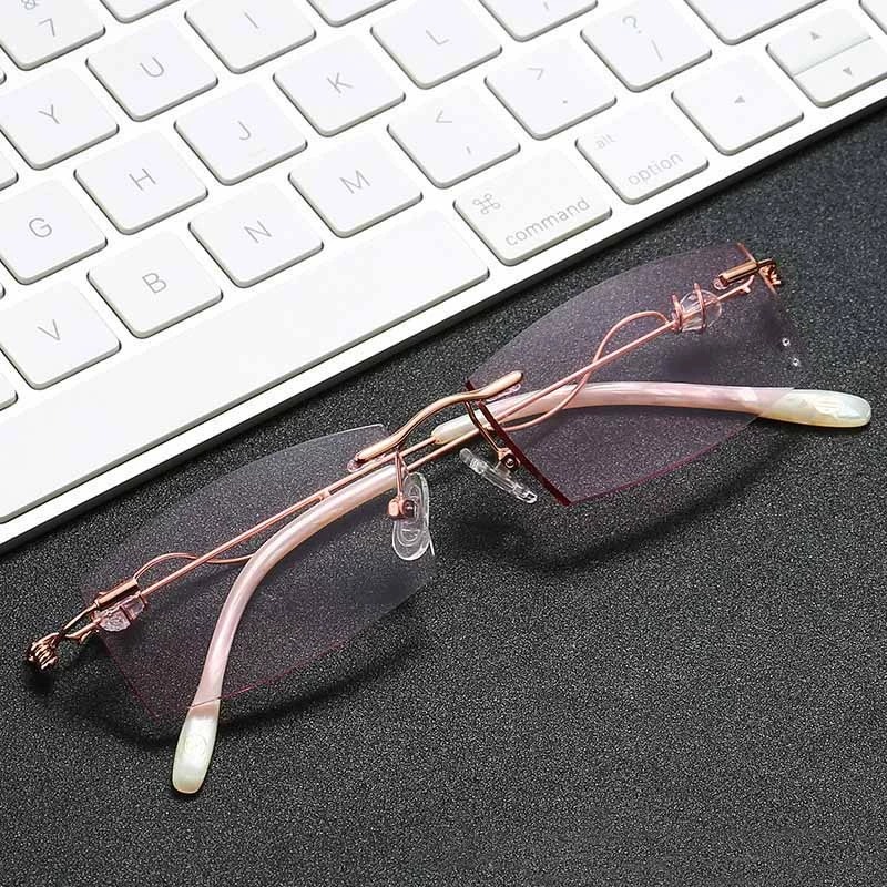 2020 fashionable ladies pink reading glasses - Image 3