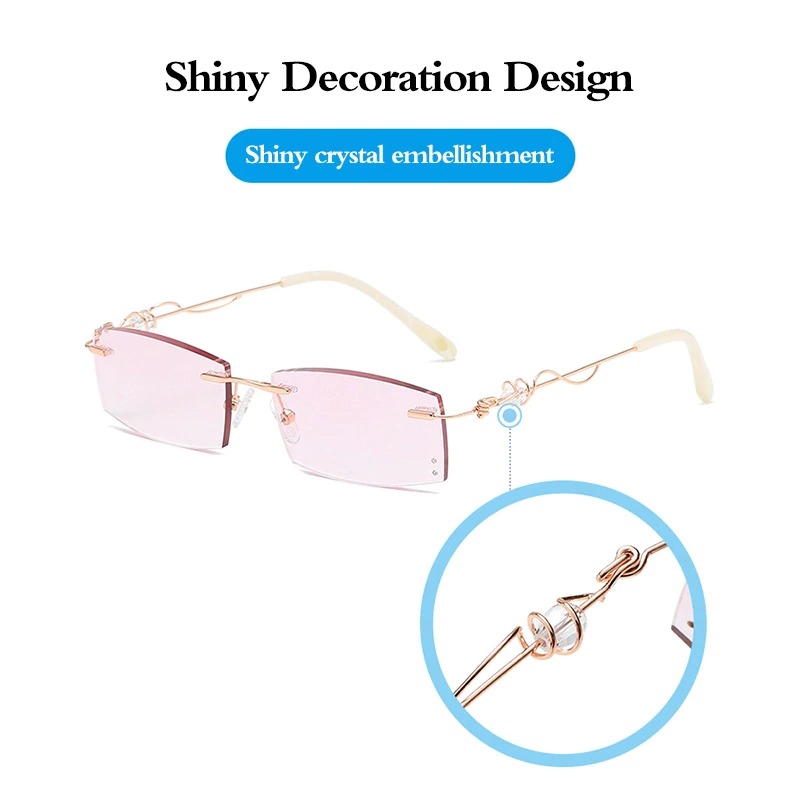 2020 fashionable ladies pink reading glasses - Image 6