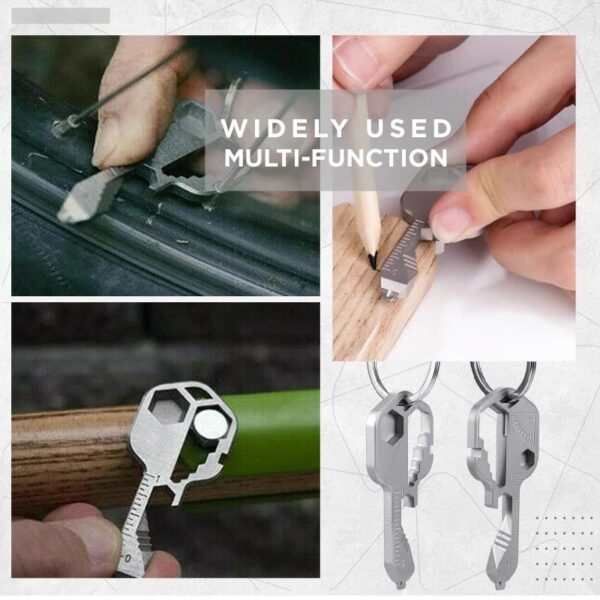 24 in 1 Key Shaped Pocket Tool - Image 3