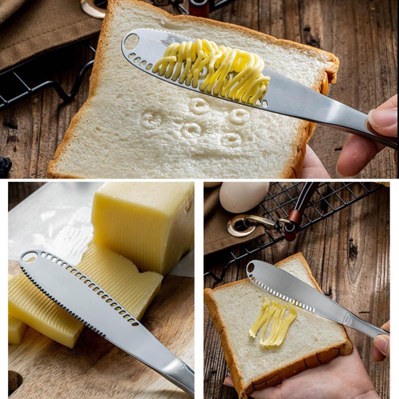 3 In 1 Food Grade 304 Stainless Steel Butter Knife - Image 2