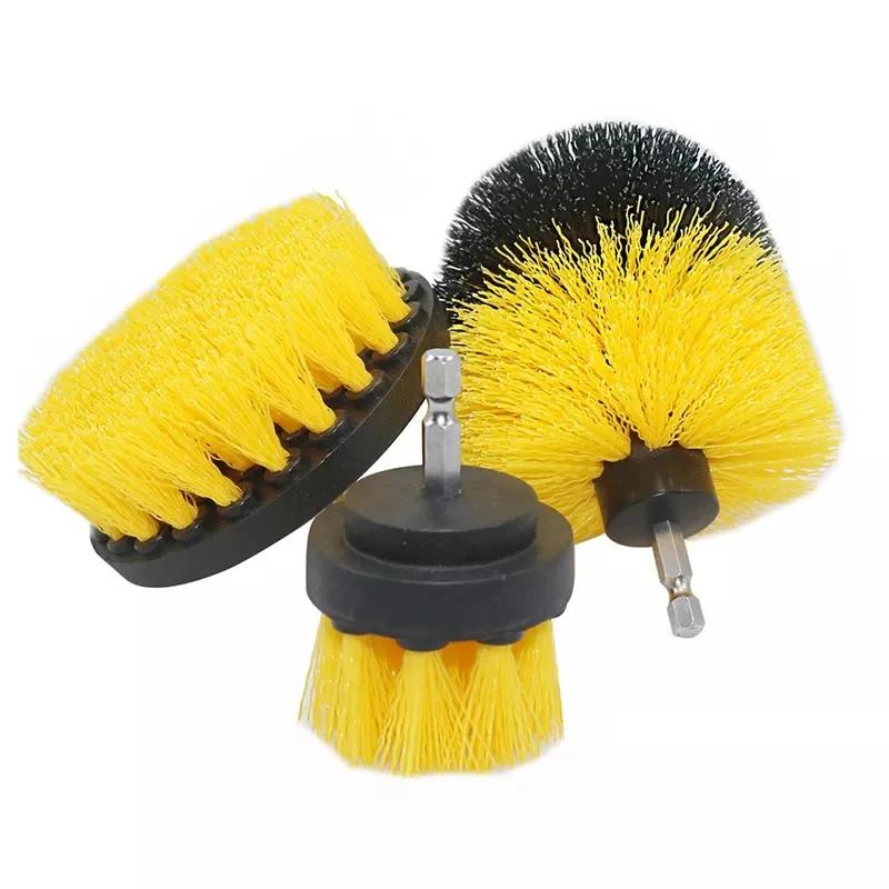3-Piece Drill Brush Attachment Set