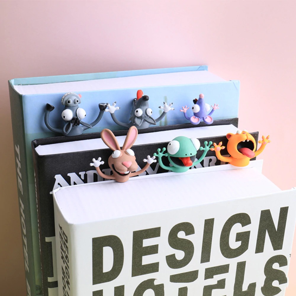 3D CARTOON BOOKMARKS - 5Pcs Set - Image 2